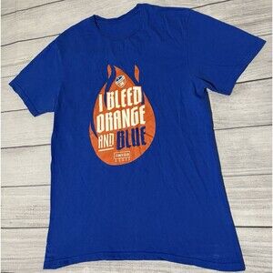 FC Cincinnati T-Shirt Blue Soccer MLS Bleed Orange Hoxworth Size L/XL See Dimens